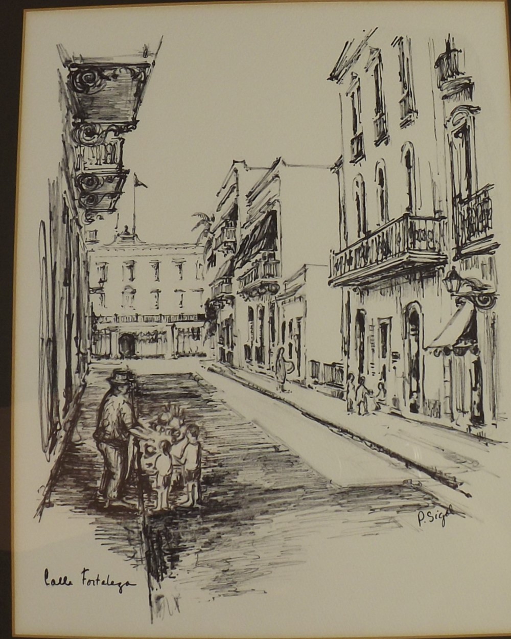 Print by Artist P. Sigal