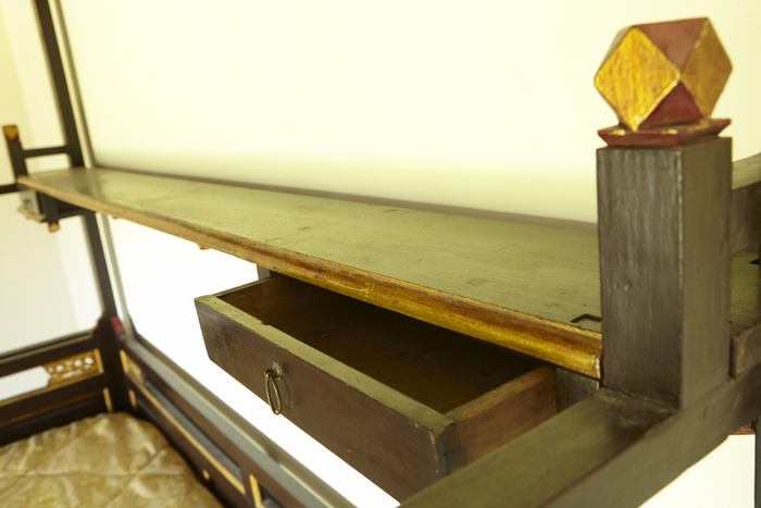 Queen Size Chinese Canopy Bed, 19th Century