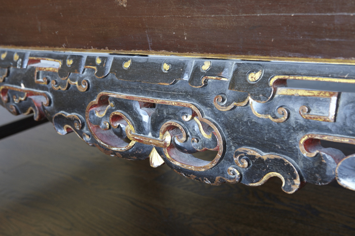 Queen Size Chinese Canopy Bed, 19th Century