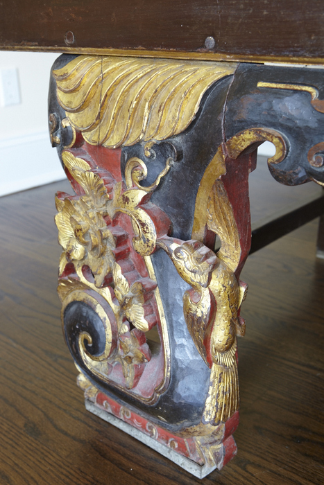 Queen Size Chinese Canopy Bed, 19th Century