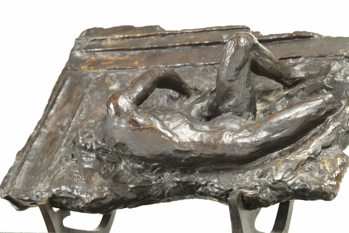 After Auguste Rodin, "Etude D'un Corps Tombant", Bronze
