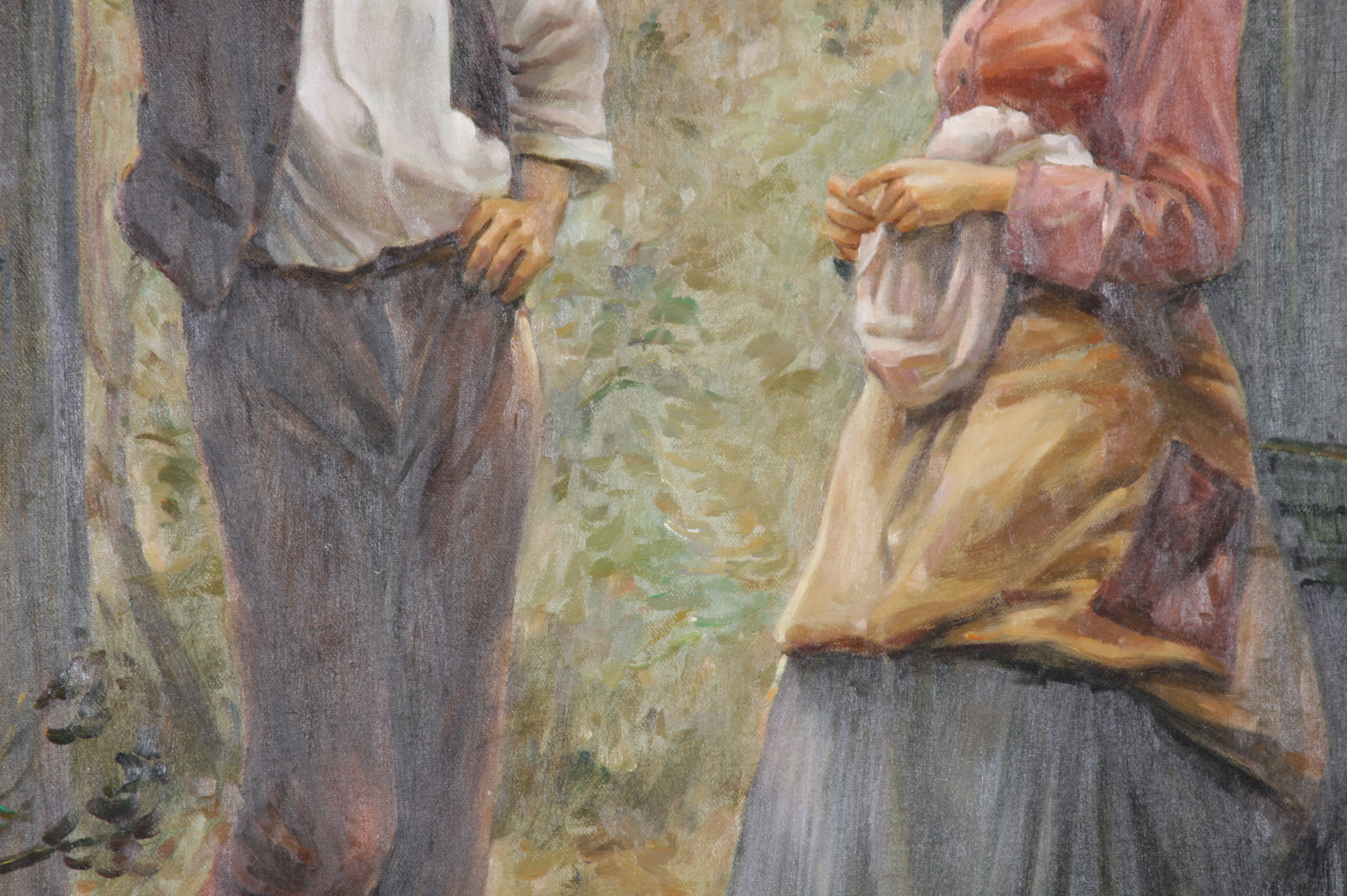 Original Roy Allison Oil on Canvas Painting