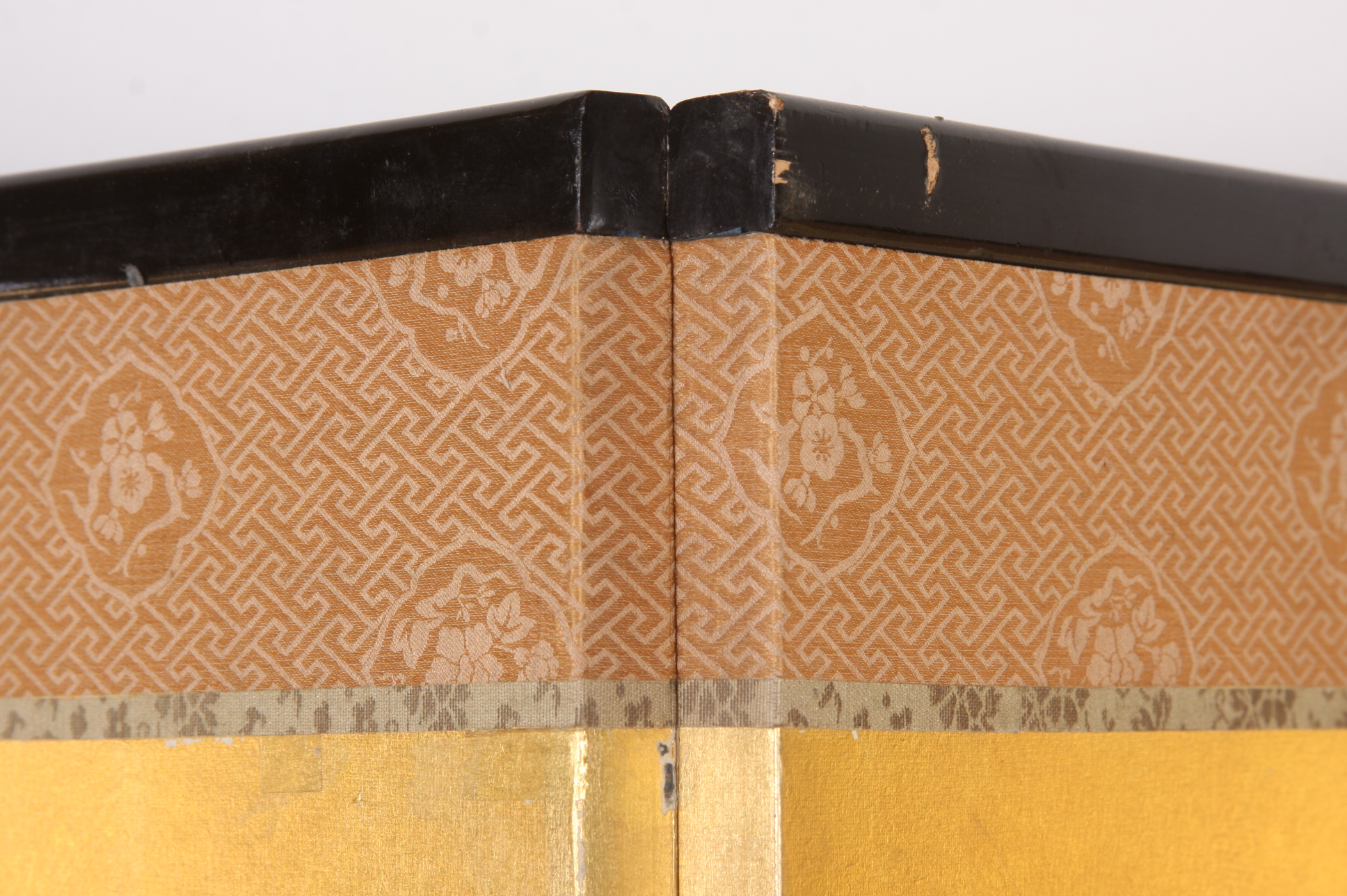 Pair of Large Antique Japanese Folding Screen