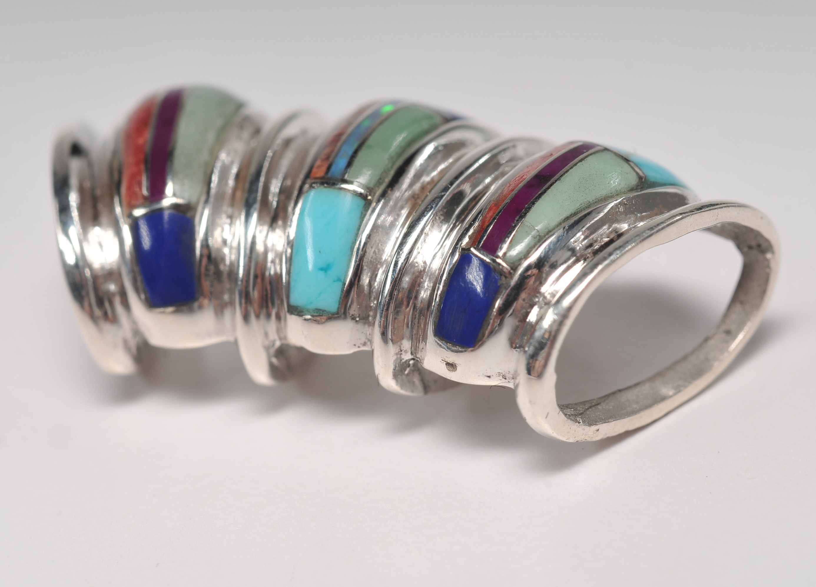 Southwestern style sterling silver Navajo made jewelry