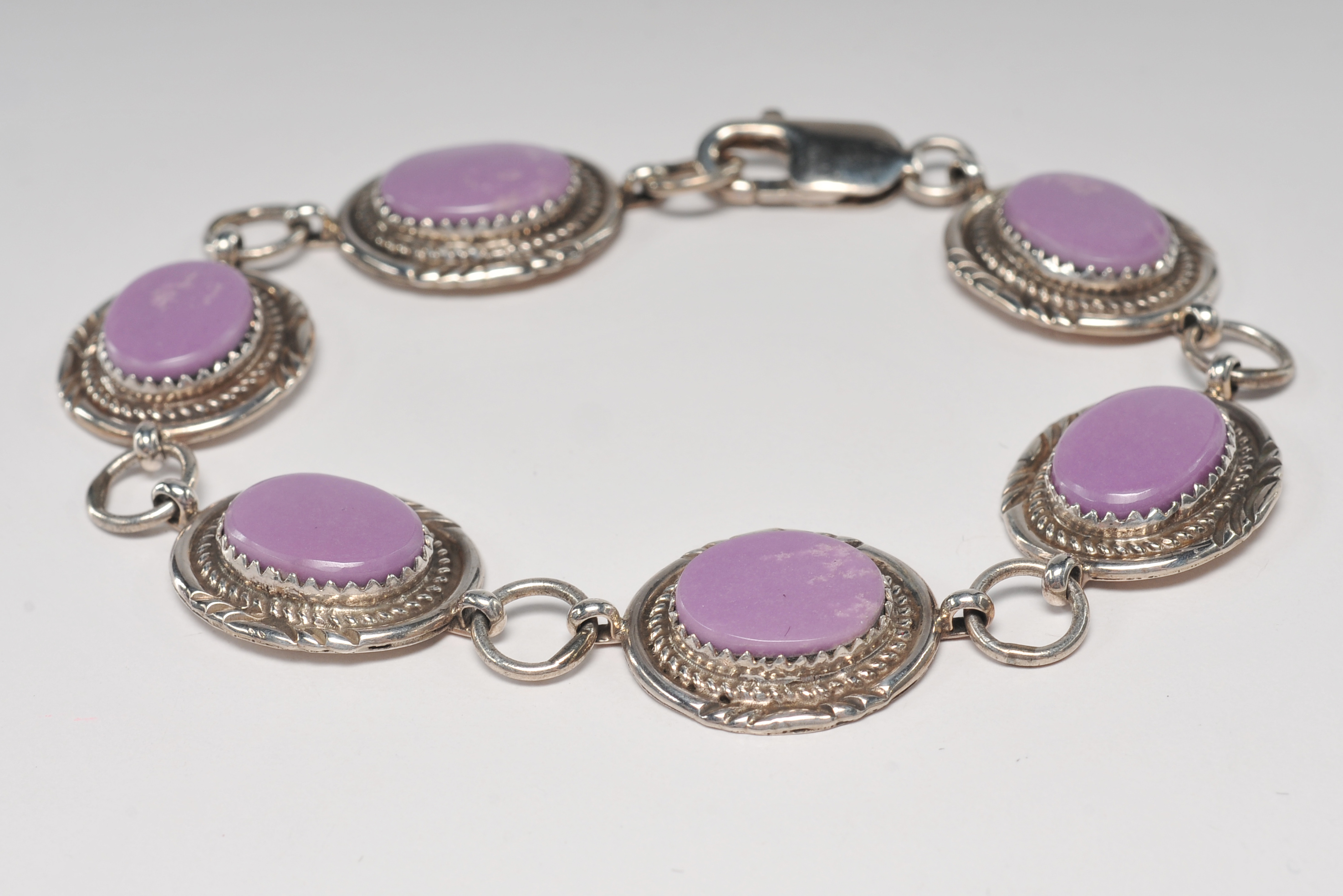 Navajo sterling silver bracelet and earrings