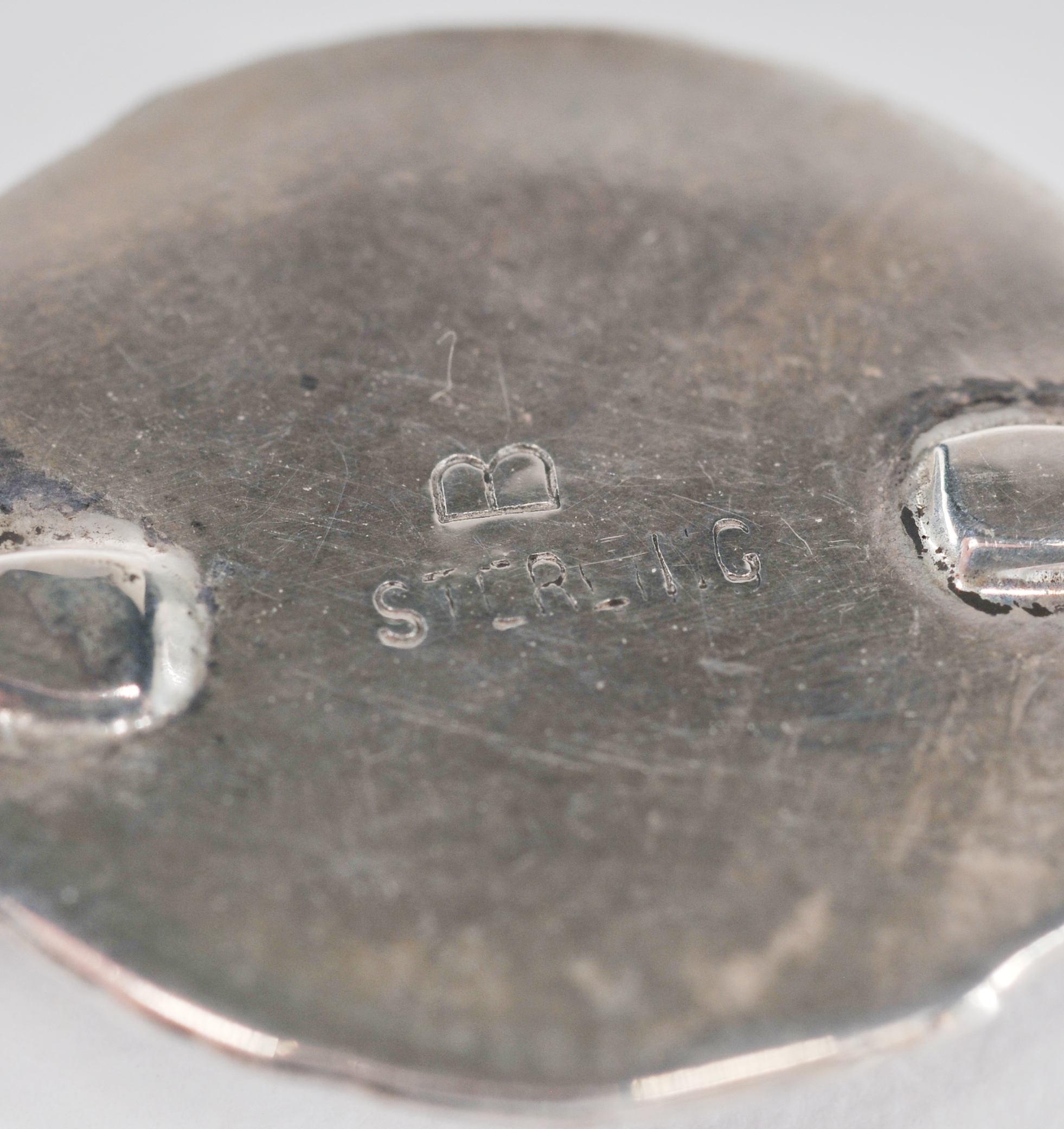 Navajo sterling silver bracelet and earrings