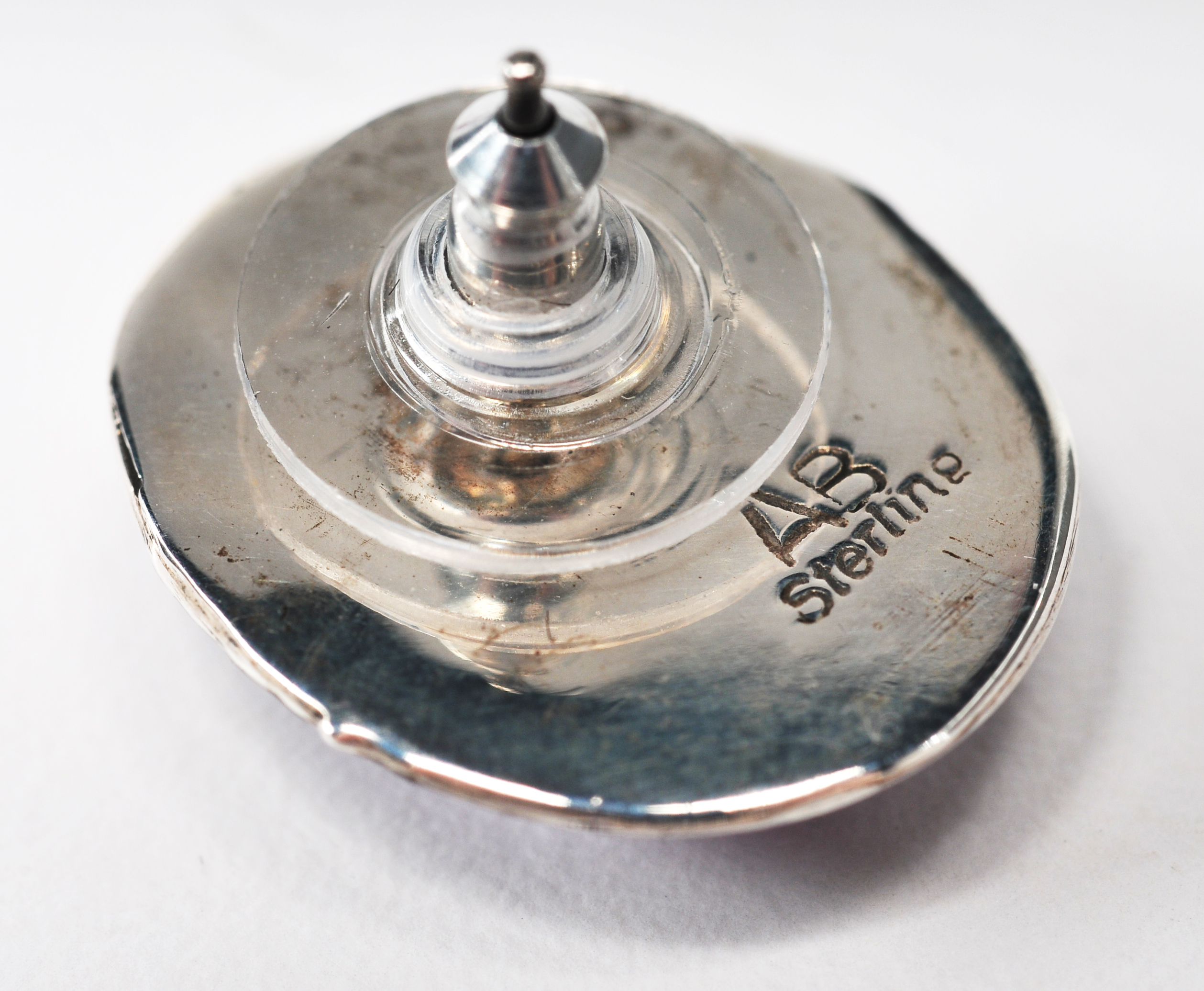 Navajo sterling silver bracelet and earrings