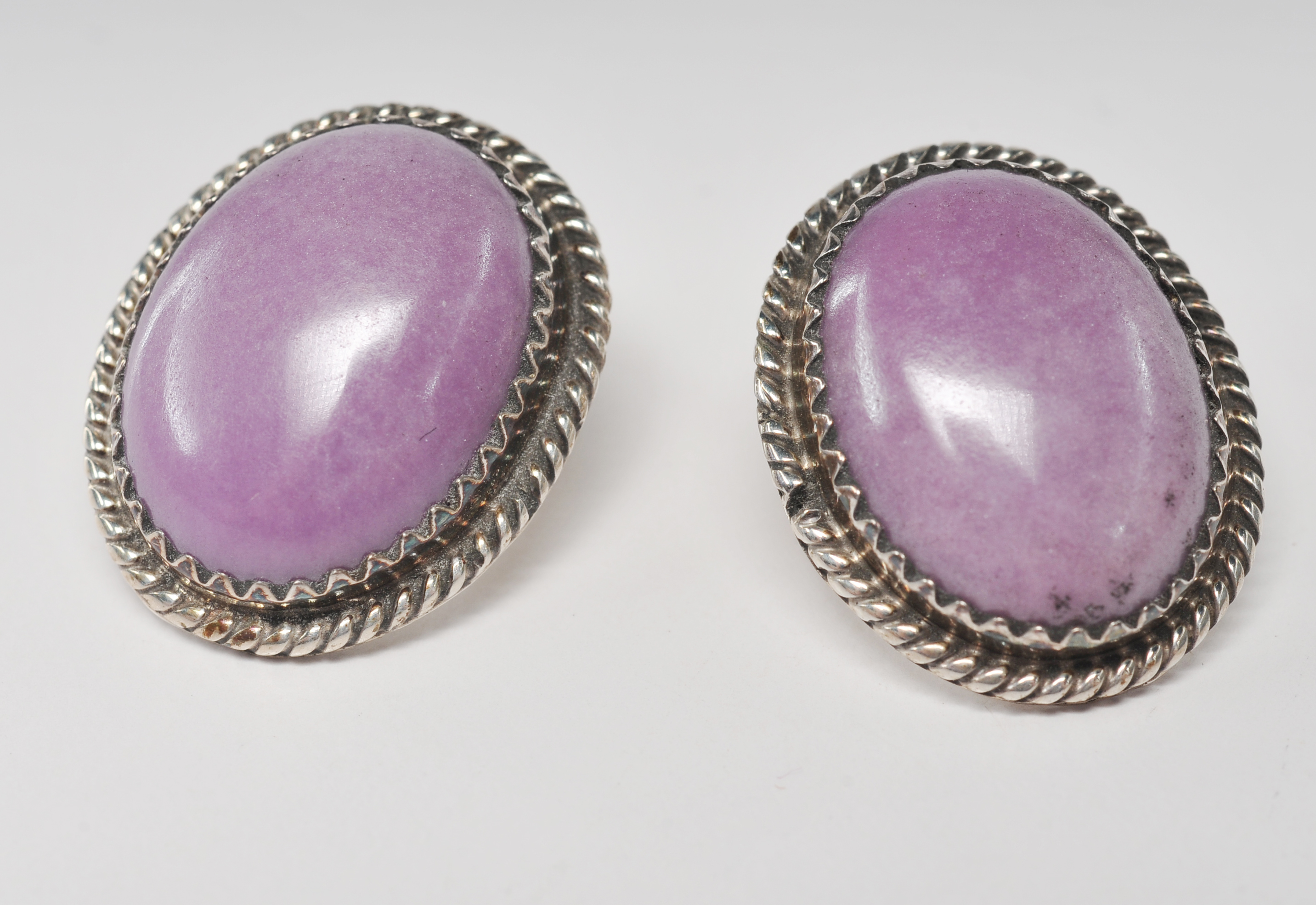 Navajo sterling silver bracelet and earrings