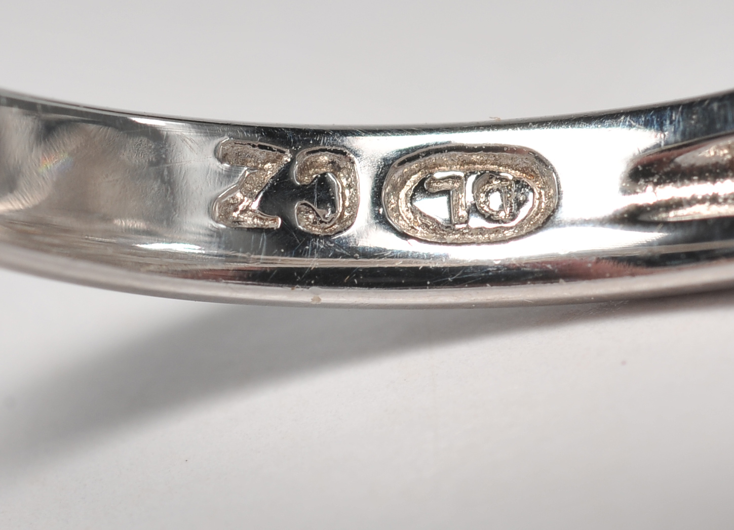 Collection of five gorgeous ladies sterling silver cubic zirconia rings 