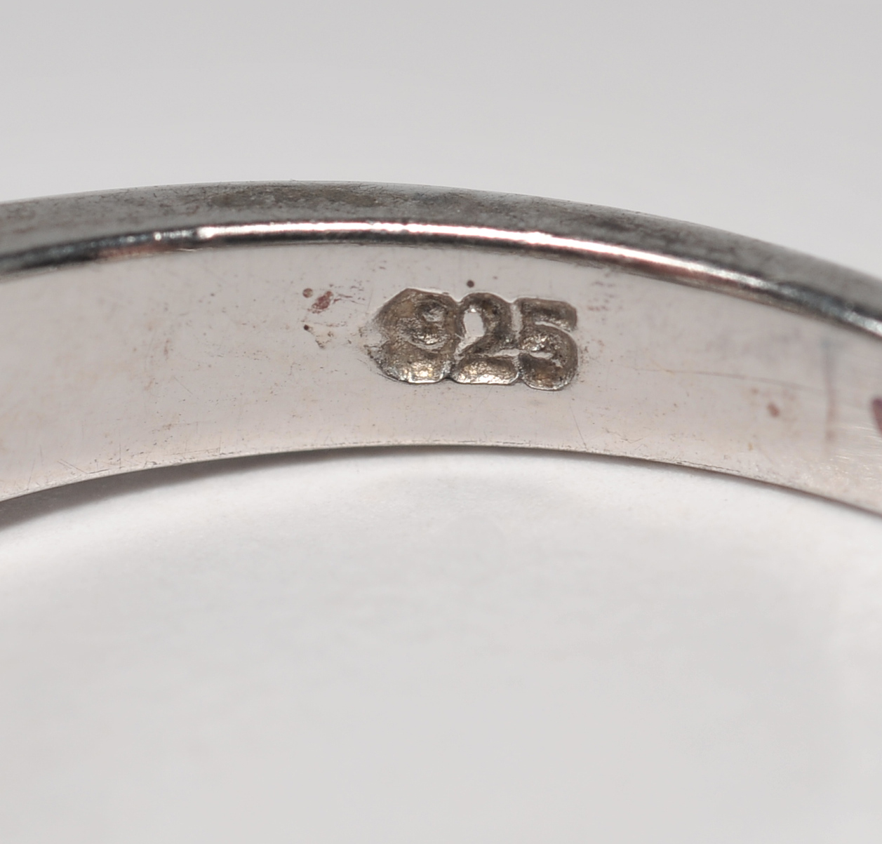 Collection of five gorgeous ladies sterling silver cubic zirconia rings 