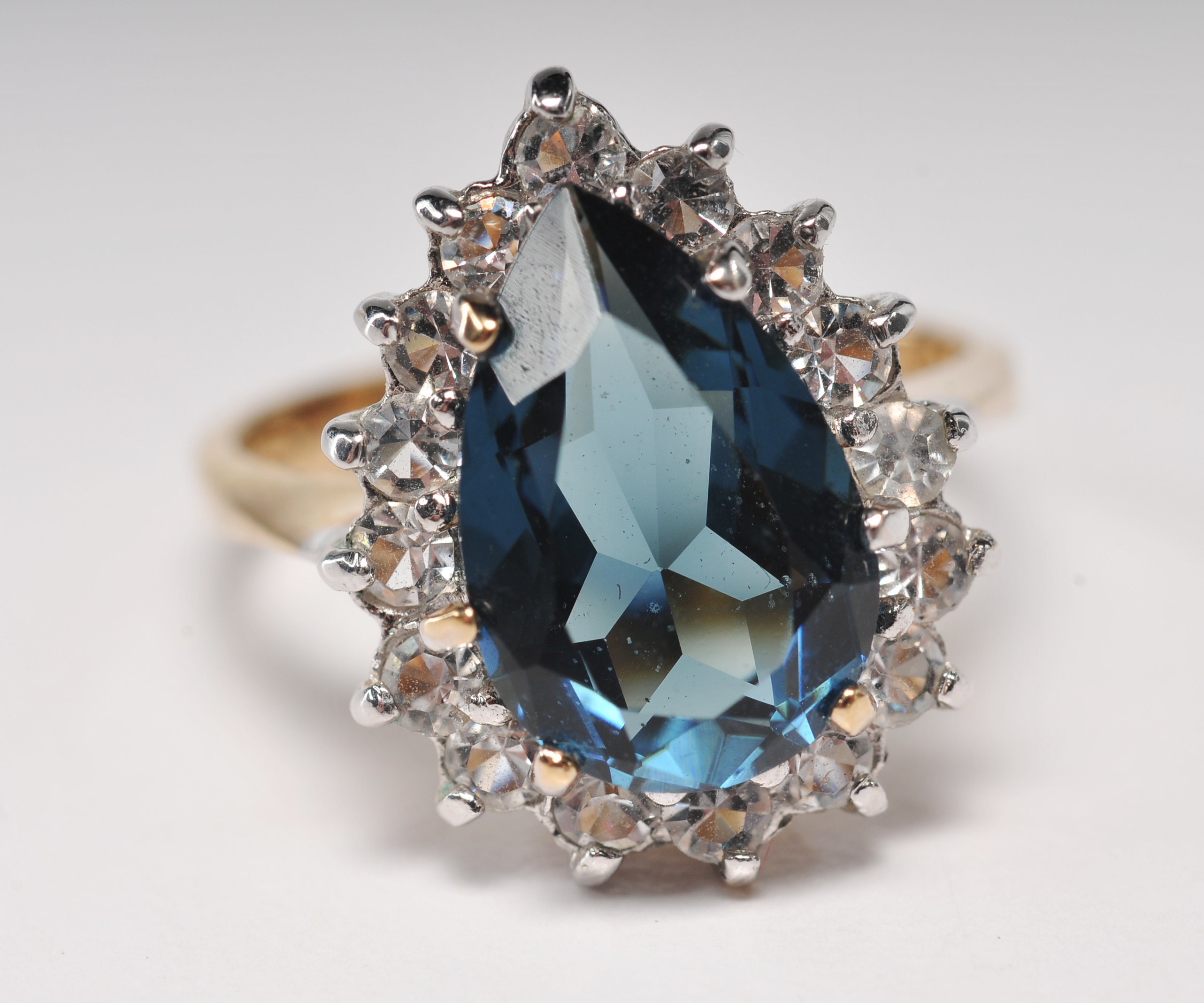 Two Ladies sterling silver and cubic zirconia rings