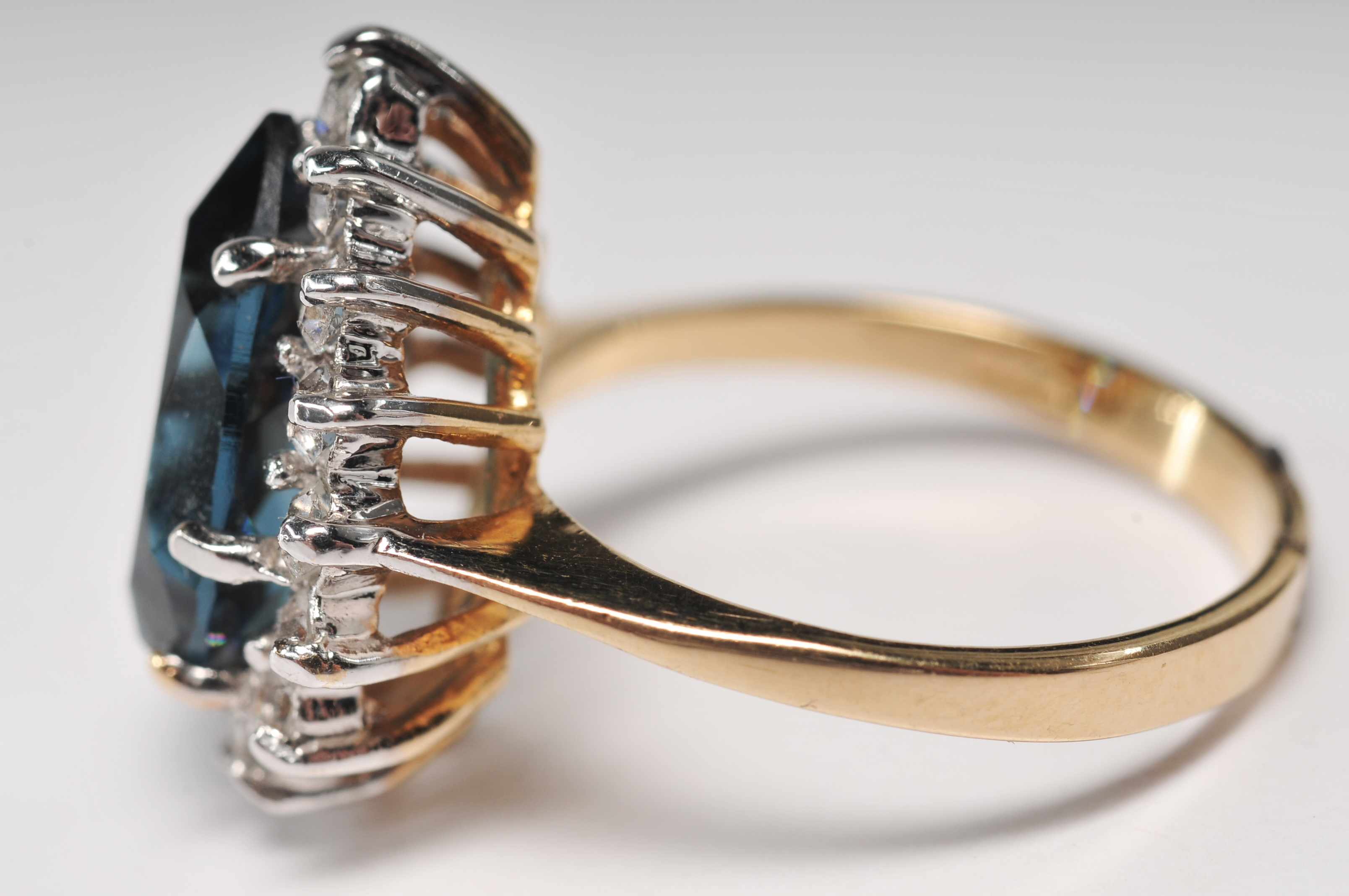 Two Ladies sterling silver and cubic zirconia rings