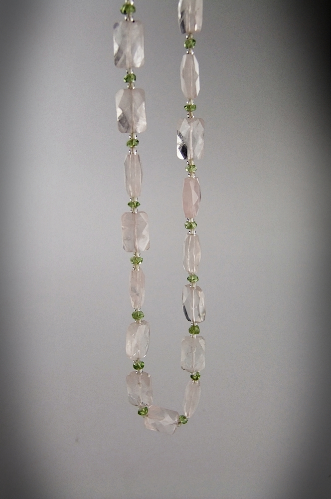 Collection of natural stone hand beaded necklaces