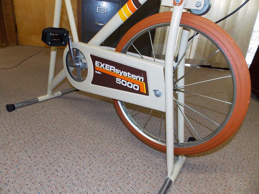 Vintage Huffy Stationary Exercise Bike 
