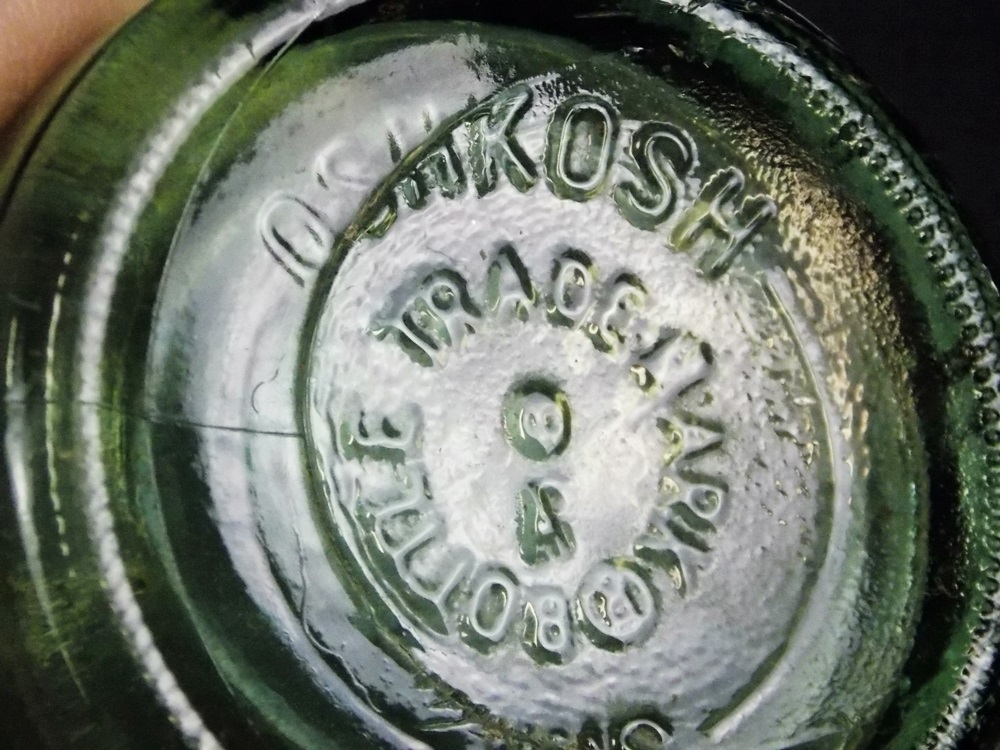 Box of Vintage Beverage Bottles