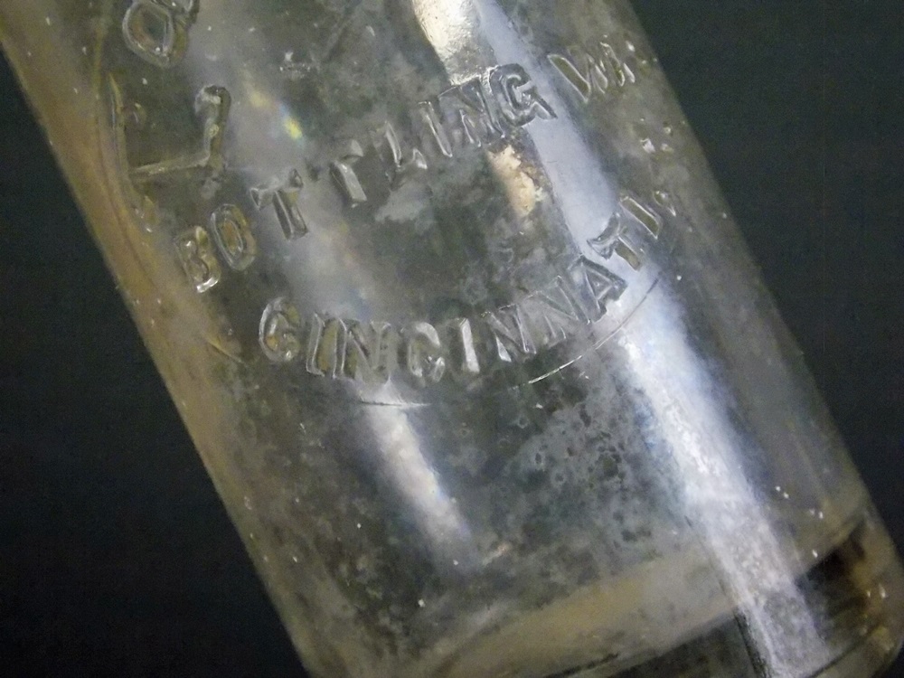 Box of Vintage Beverage Bottles