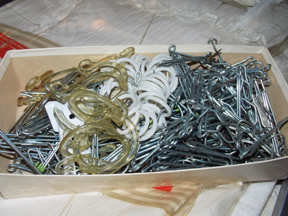 A vast array of Vintage Drapes and Bedspreads