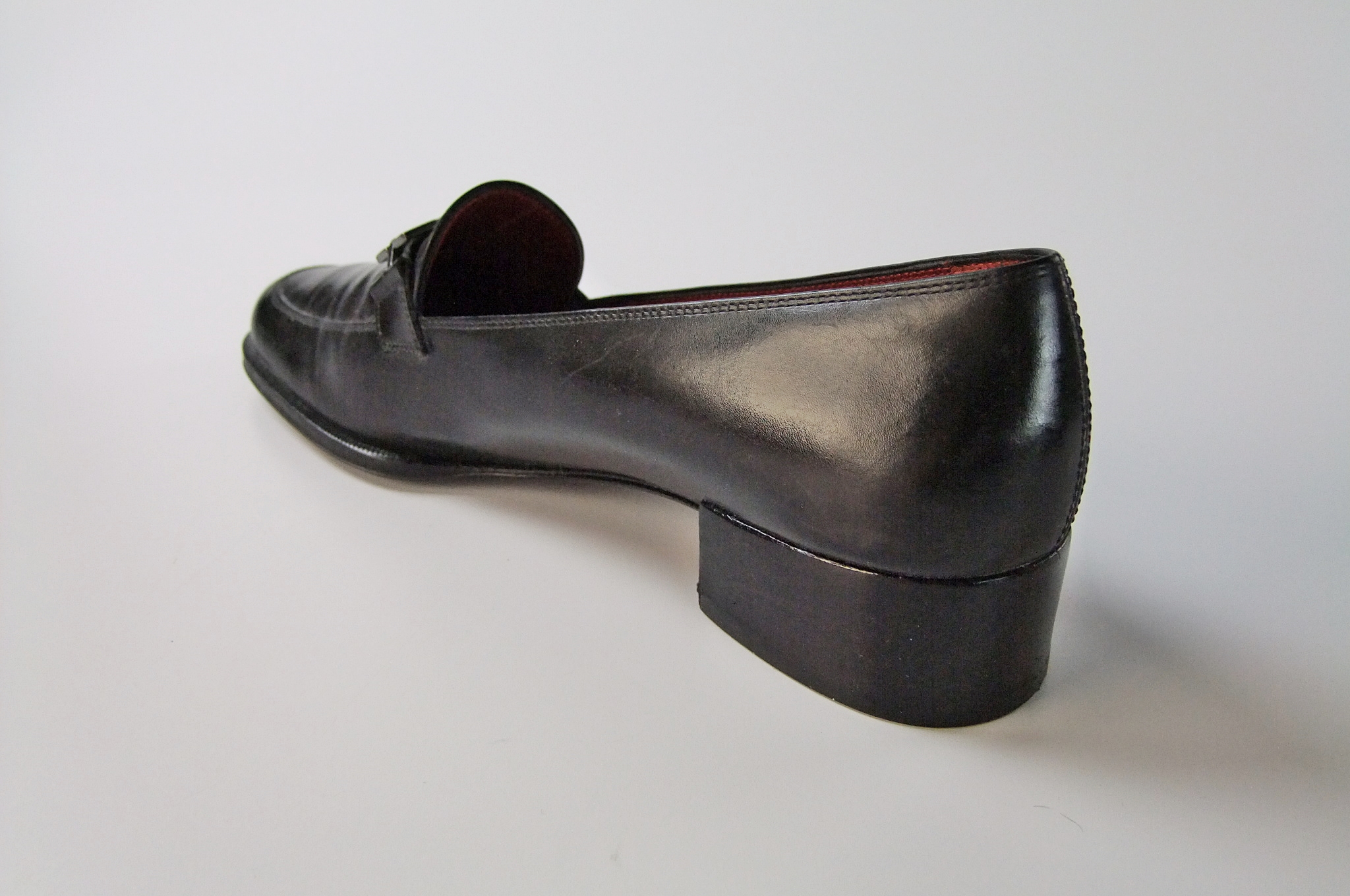 Two pair of vintage Salvatore Ferragamo leather loafers