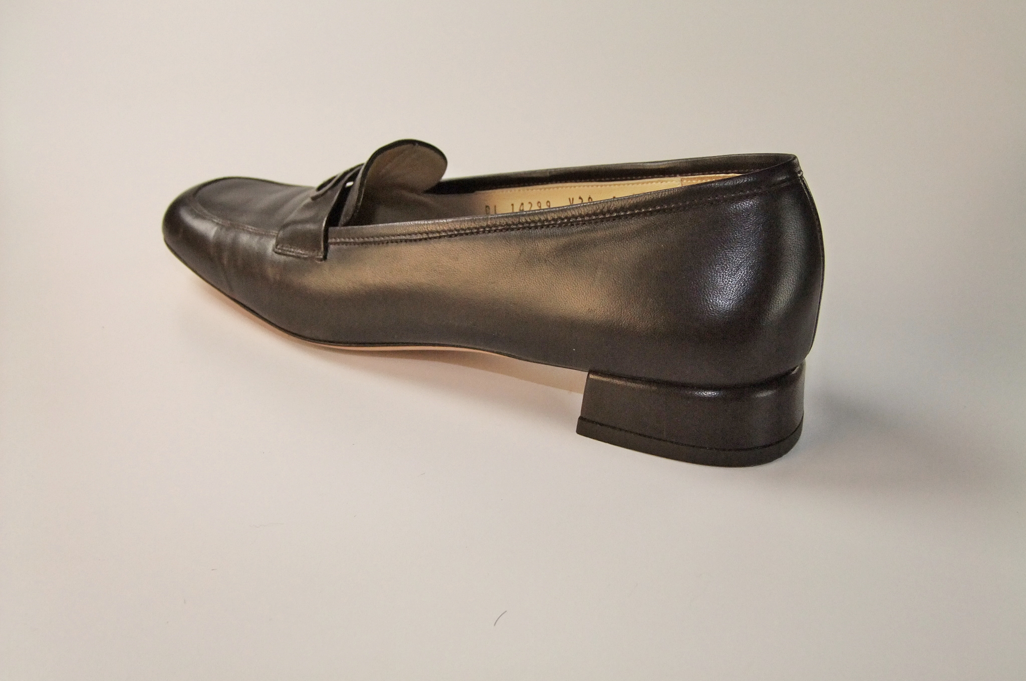 Two pair of vintage Salvatore Ferragamo leather loafers