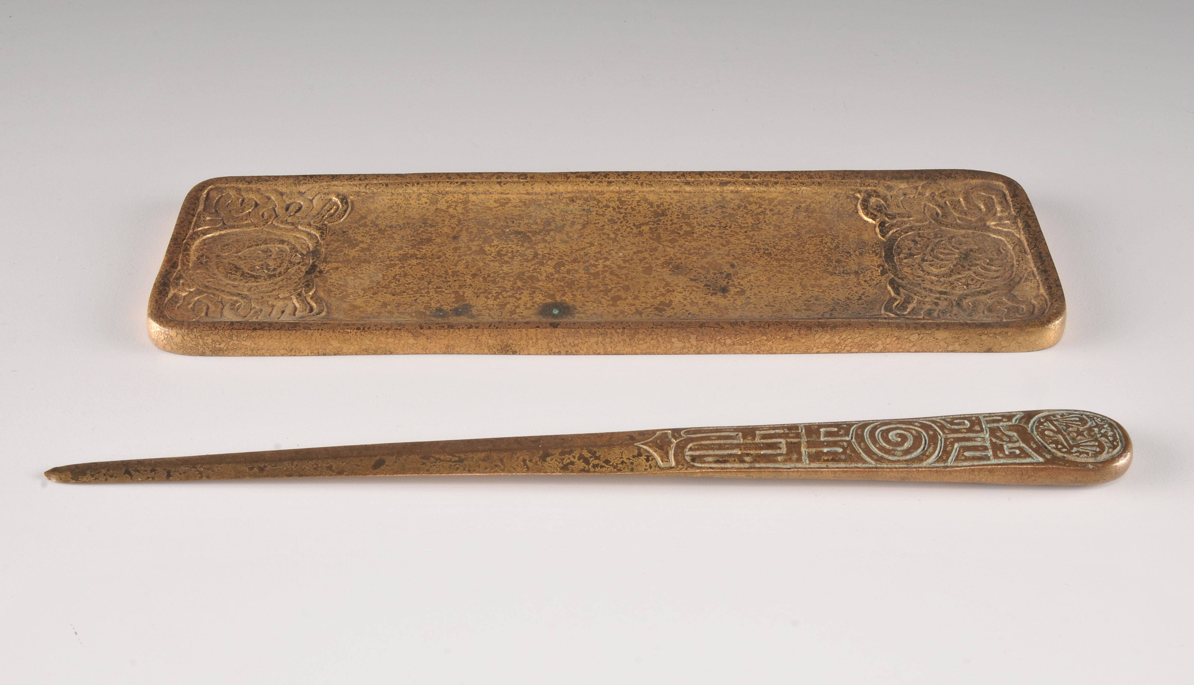 Tiffany Studios Zodiac Desk Set