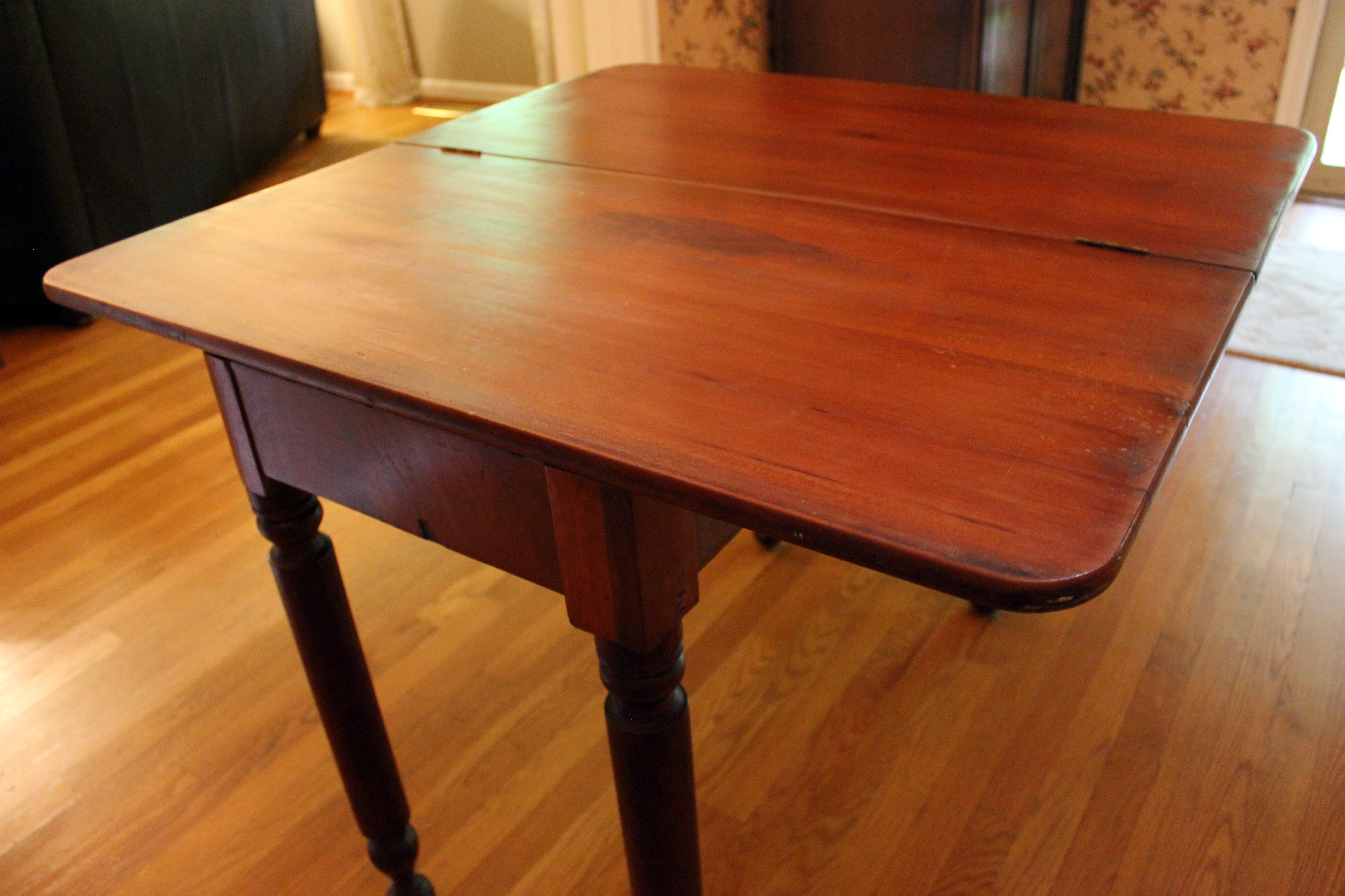 Antique Swivel Top Game Table