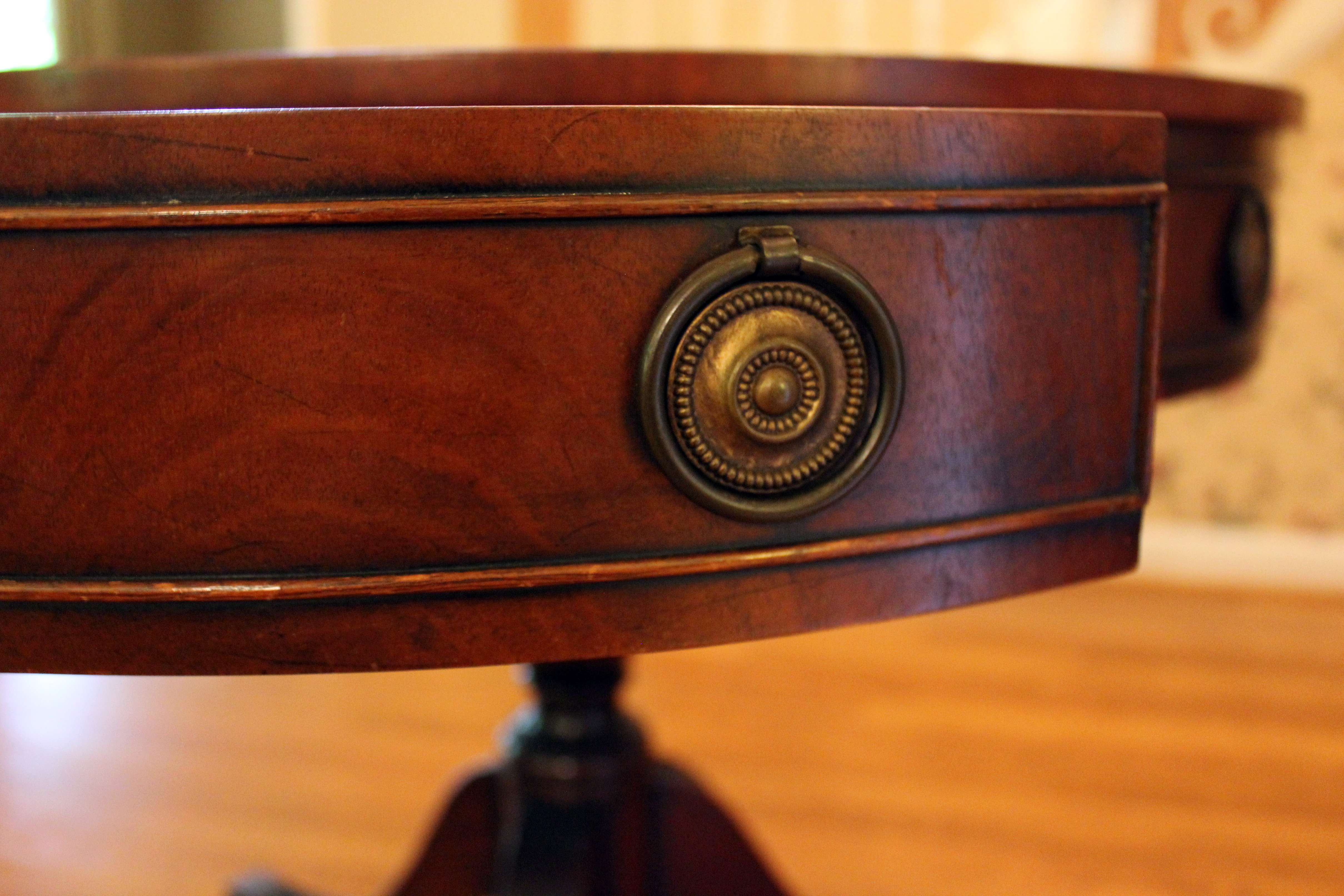 Kittenger 1866 Buffalo Drum Table EBTH