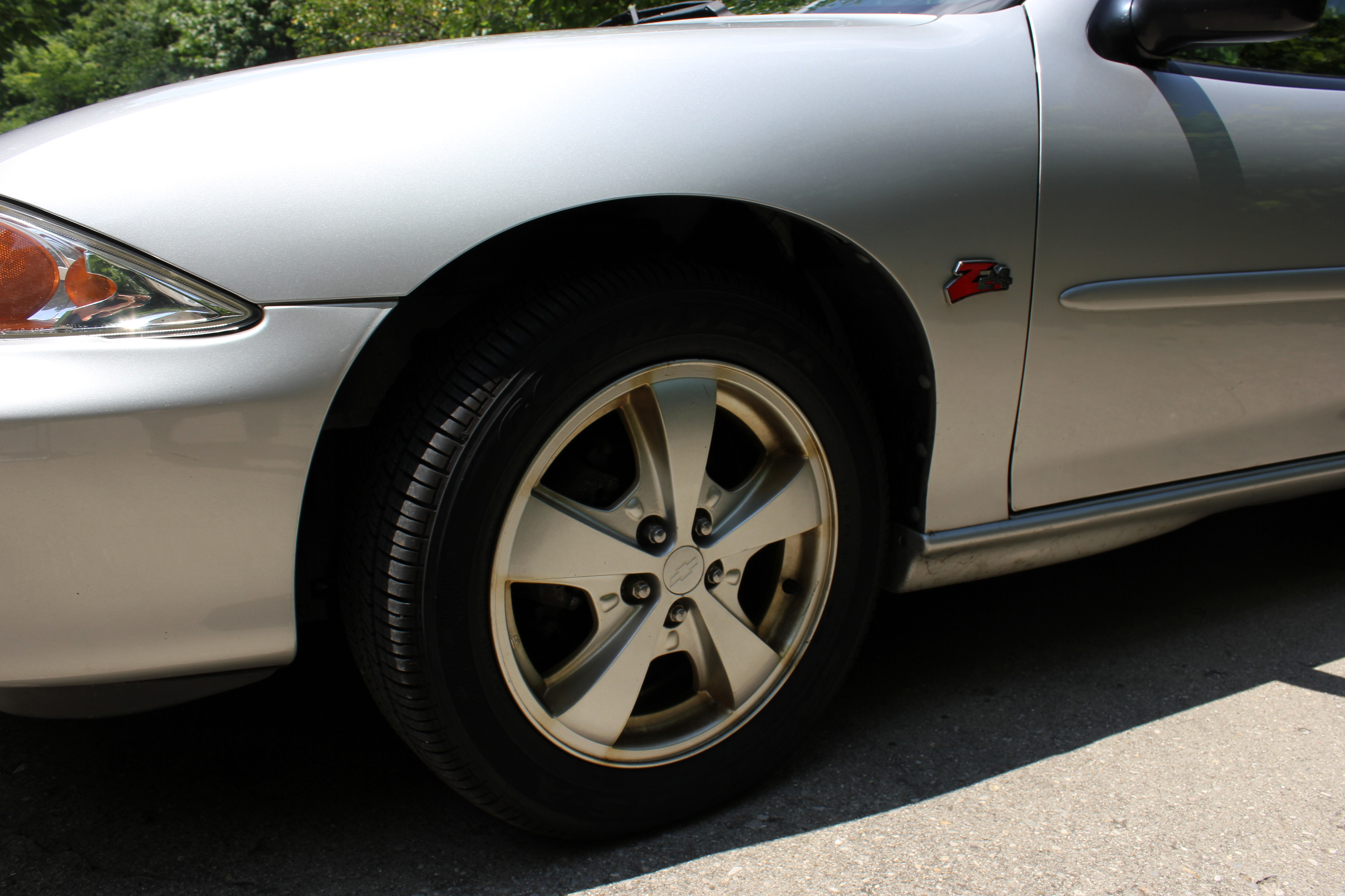 Silver 2001 Chevrolet Cavalier Z24 
