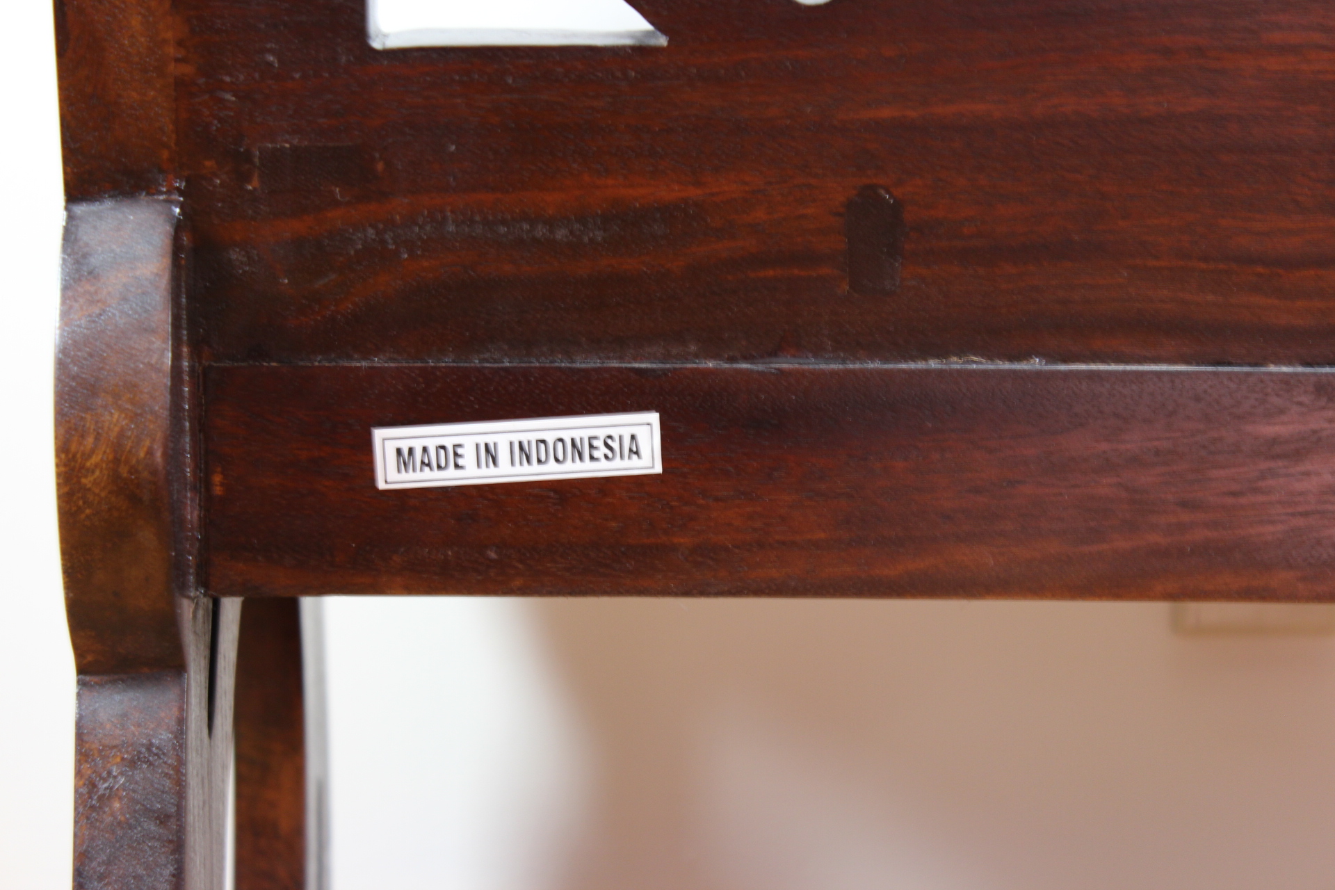 Carved Horse Head Bench