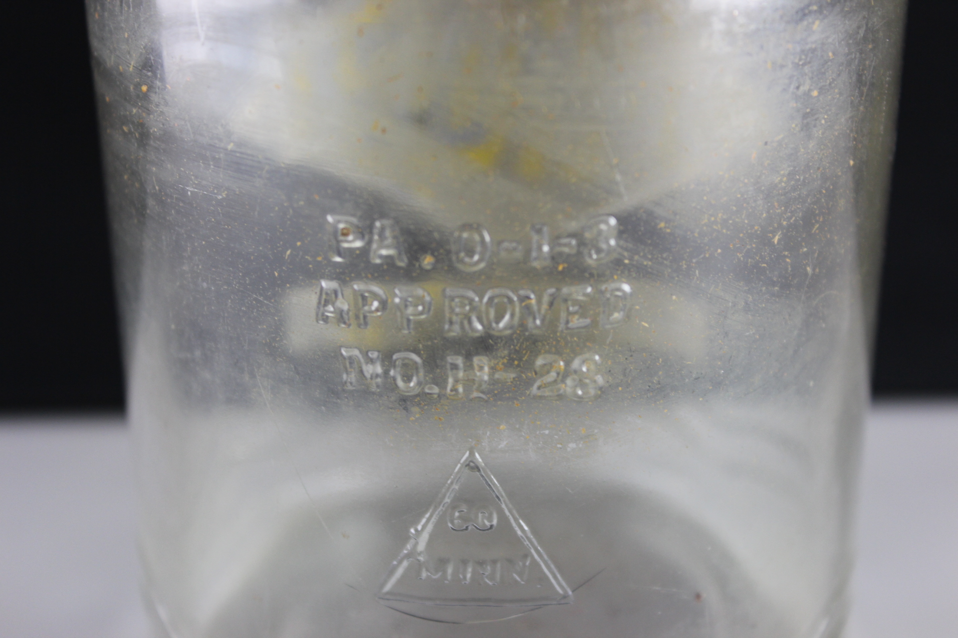 Vintage SUNOCO Glass Oil Bottle