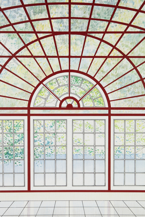 Contemporary Painting on Canvas with Subsequent Print