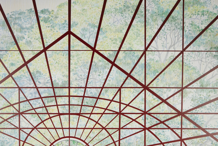 Contemporary Painting on Canvas with Subsequent Print