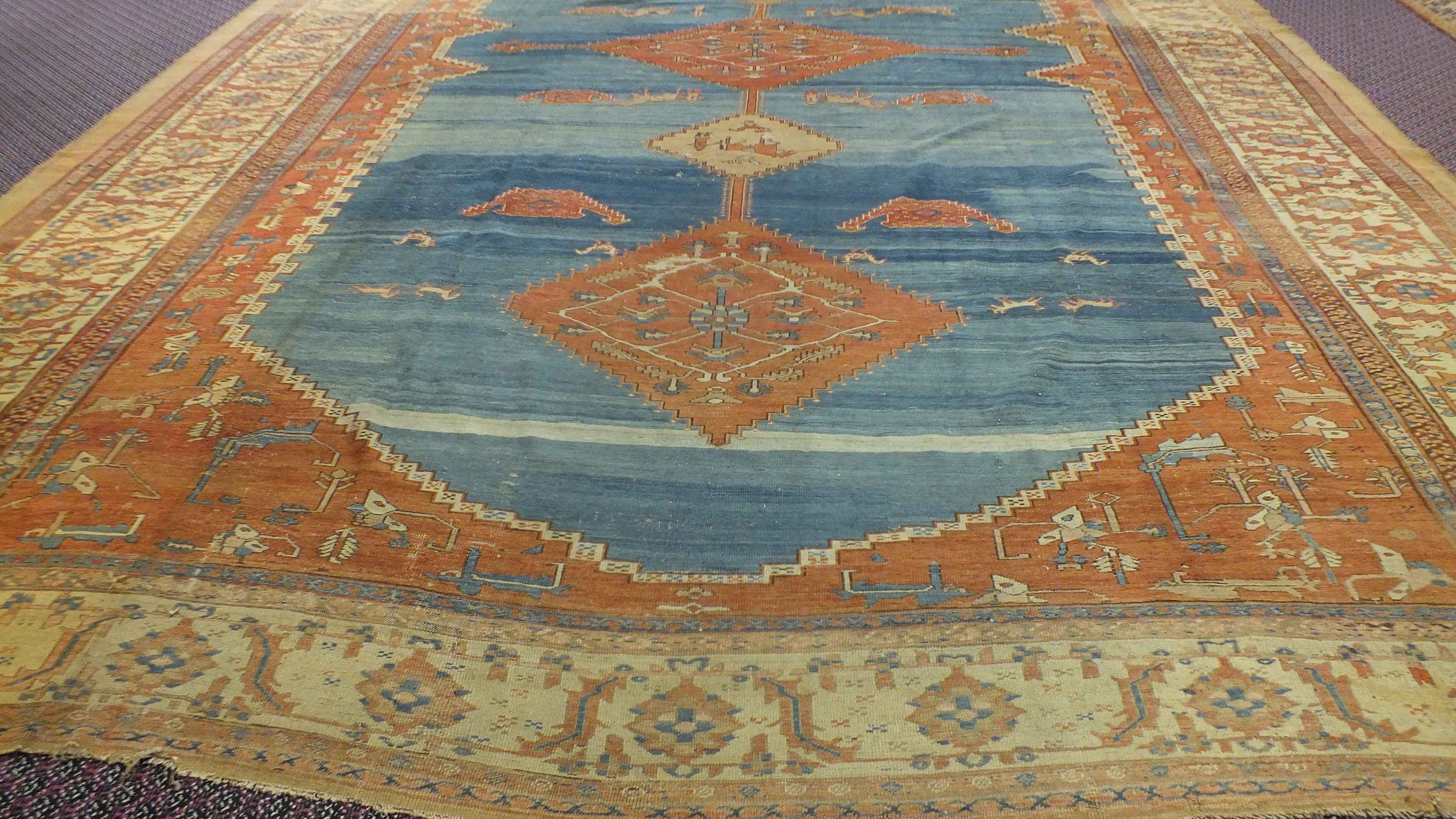 Large  Antique Bakshaish Rug