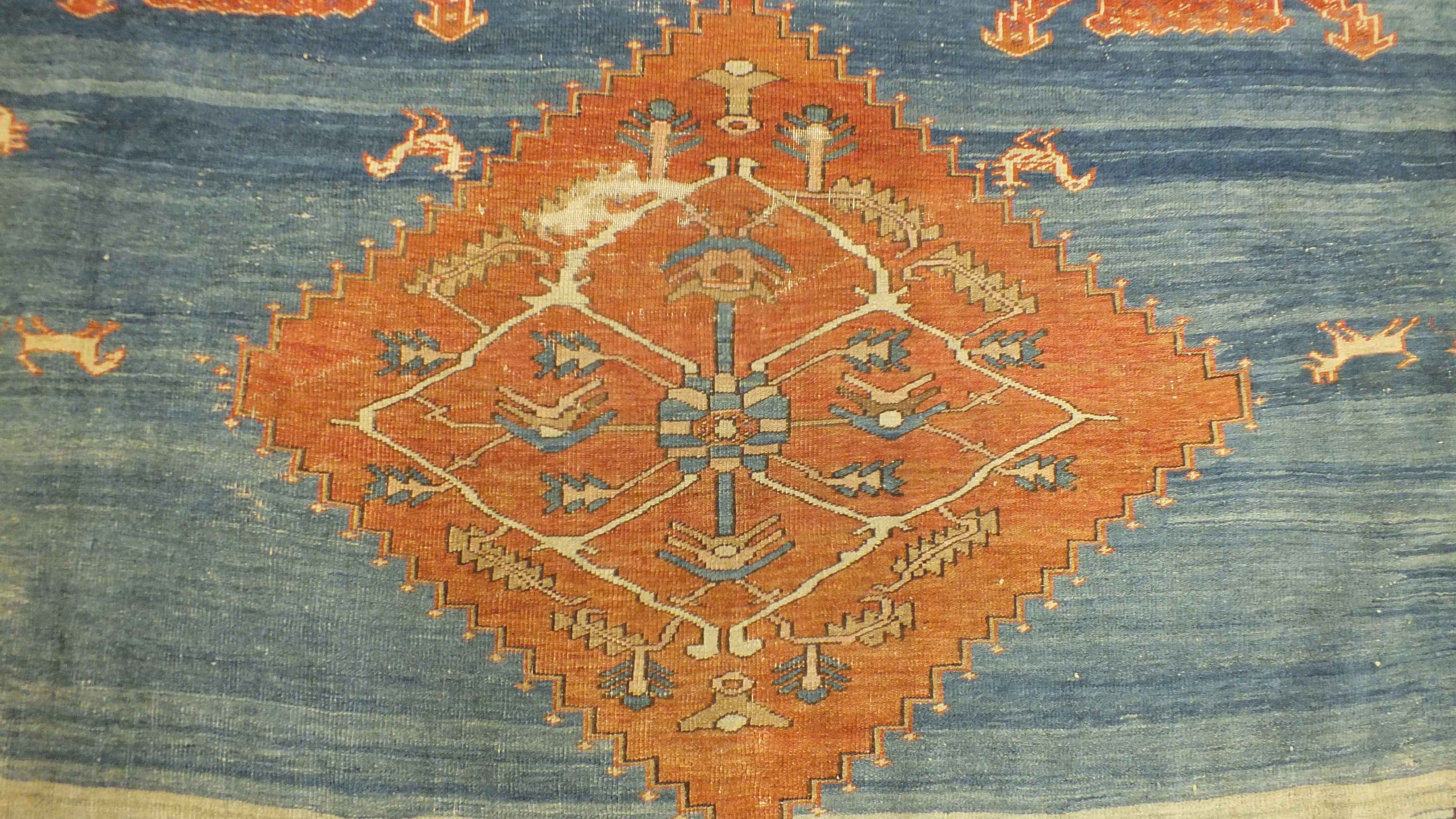 Large  Antique Bakshaish Rug