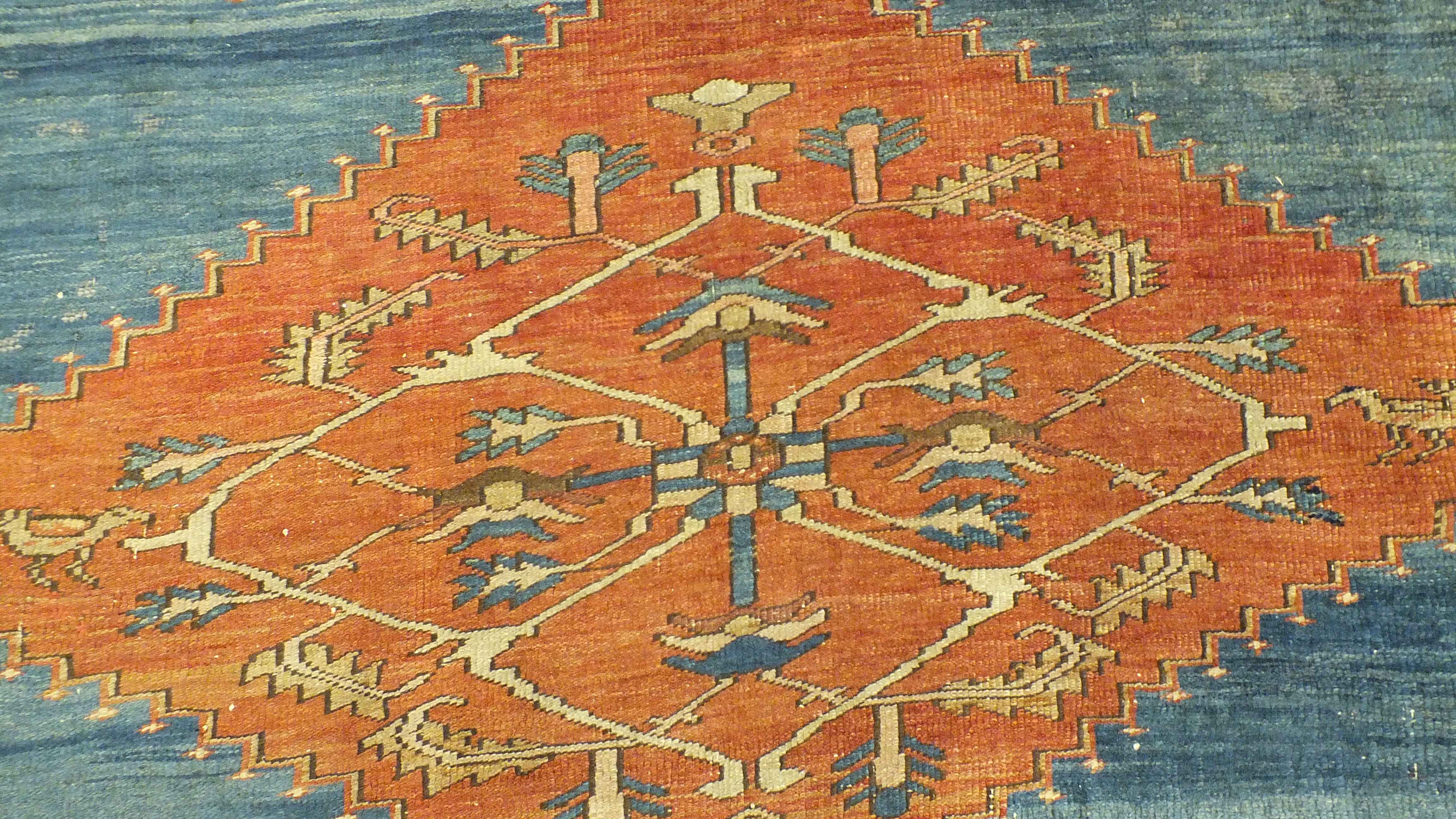 Large  Antique Bakshaish Rug