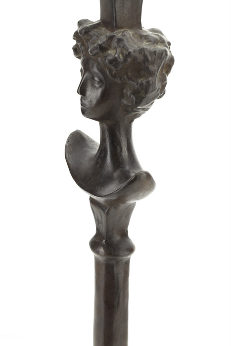 Alberto Giacometti Signed "Tete de Femme" Lamp