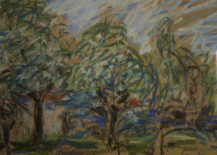 Alfred Sisley Pastel on Paper