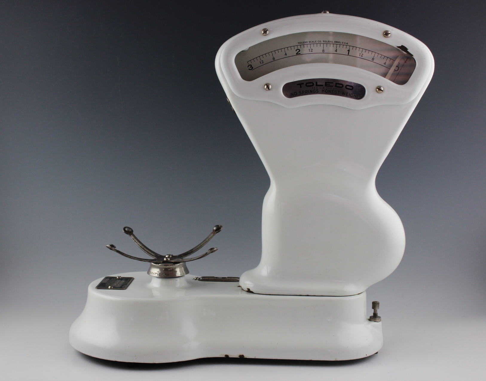 Vintage Toledo No Spring Honest Weight Scale