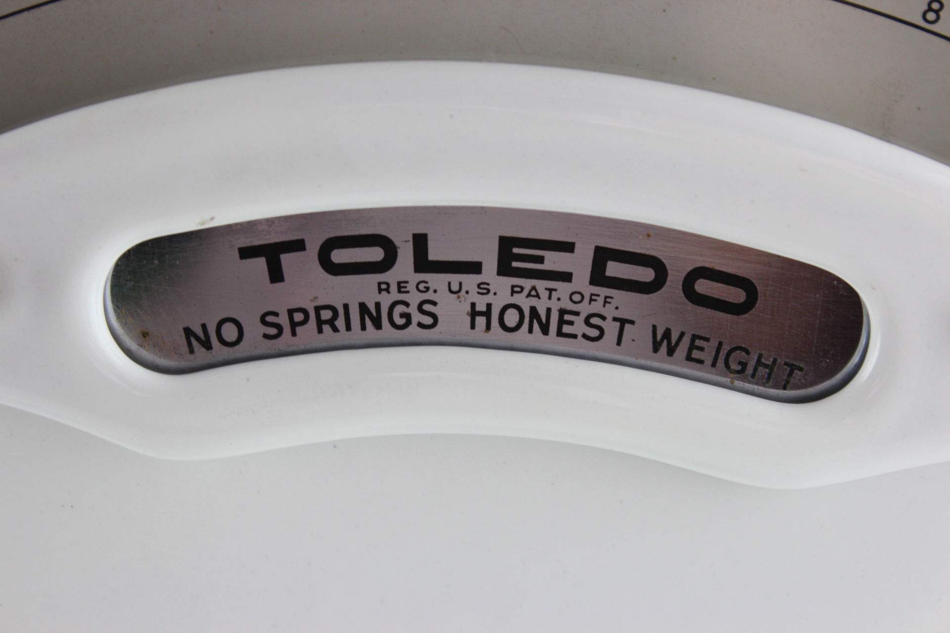 Vintage Toledo No Spring Honest Weight Scale