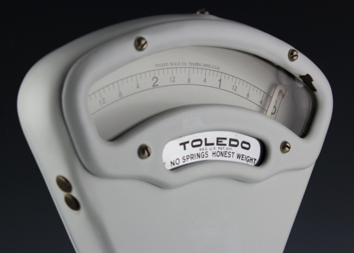 Vintage Toledo No Spring Honest Weight Scale
