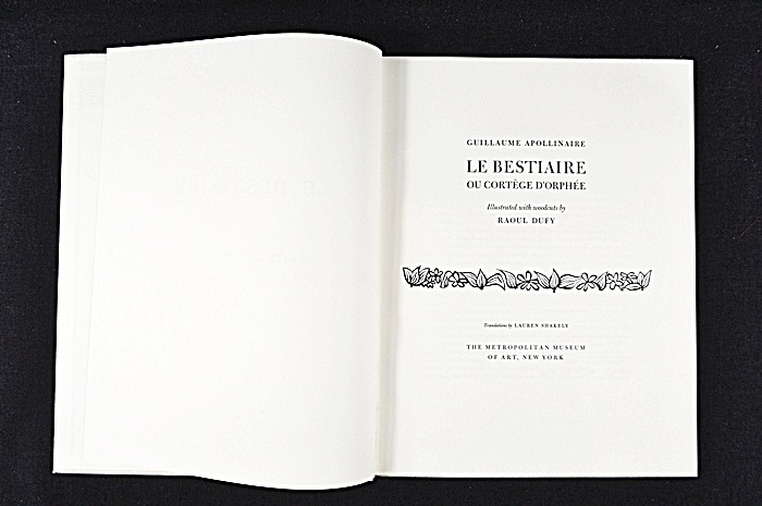 "A Toute Epreuve" First Edition and "Le Bestiaire ou Cortege D'Orphee"