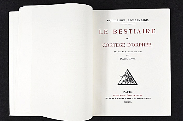"A Toute Epreuve" First Edition and "Le Bestiaire ou Cortege D'Orphee"