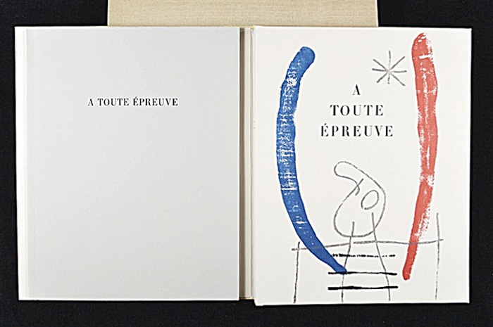 "A Toute Epreuve" First Edition and "Le Bestiaire ou Cortege D'Orphee"