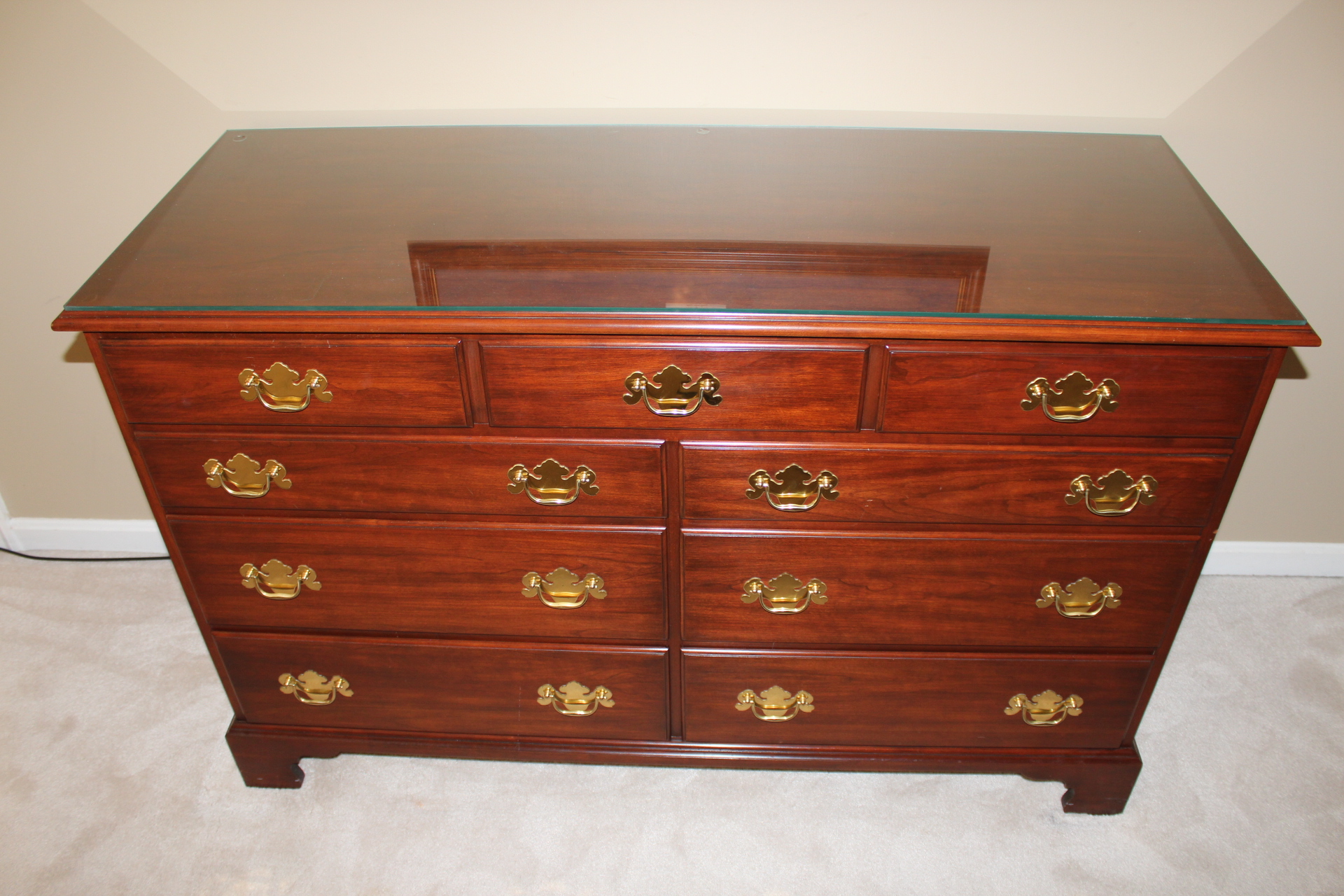 Henkel Harris Cherry Double Dresser