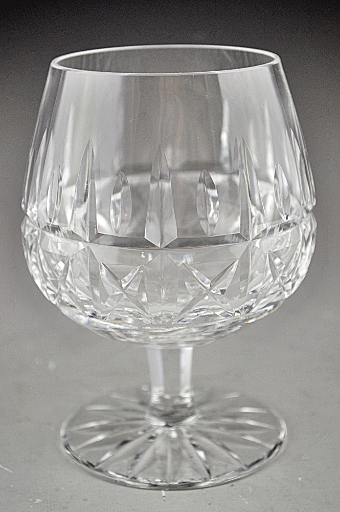 Set of 2 Waterford Kylemore Brandy Snifters & Set of 3 Ned Smith Brandy Snifters