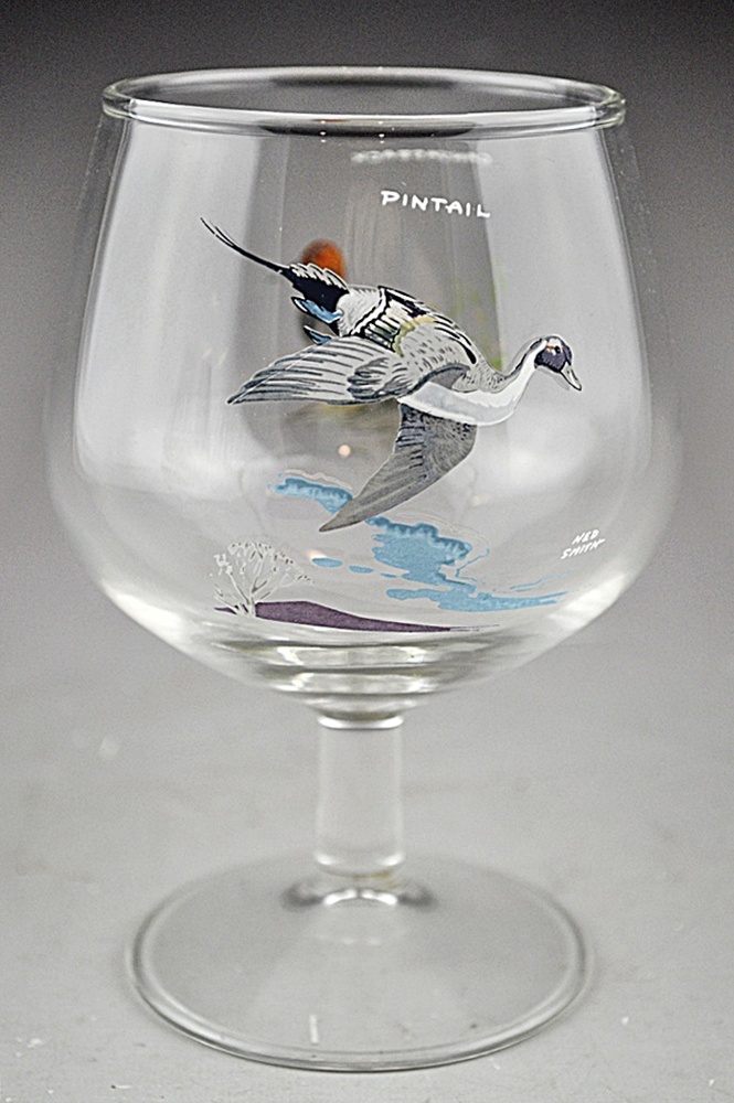 Set of 2 Waterford Kylemore Brandy Snifters & Set of 3 Ned Smith Brandy Snifters