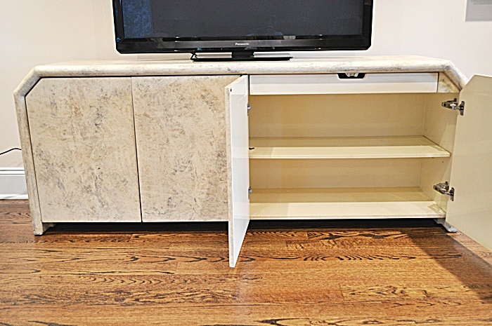 Vintage Roche Bobois Lacquer Sideboard Cabinet