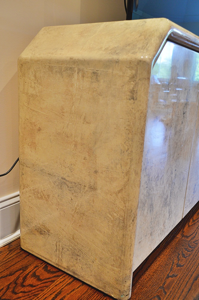 Vintage Roche Bobois Lacquer Sideboard Cabinet