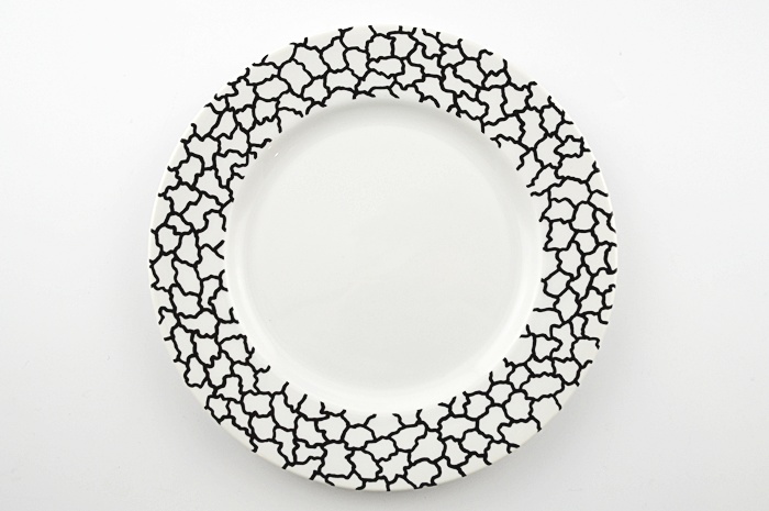 Twelve (12) Salad Plates:  George Sowden "Montreal" for Swid Powell Cityline  