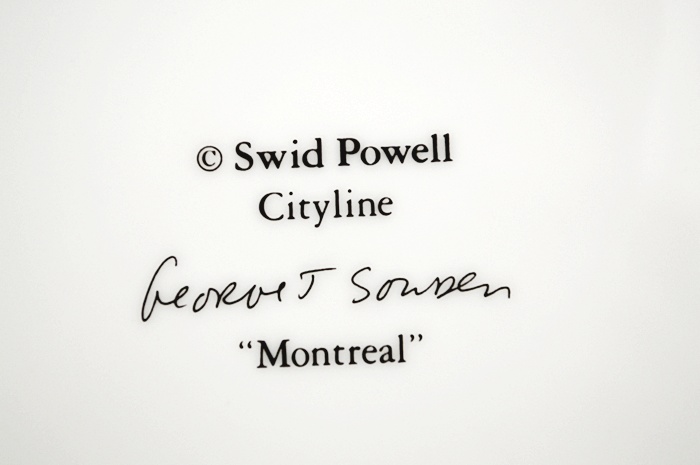 Ten (10) Salad Plates:  George Sowden "Montreal" for Swid Powell Cityline  