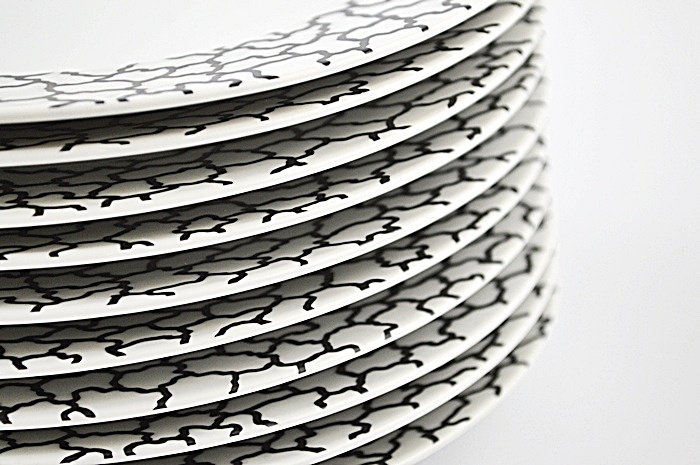 Ten (10) Salad Plates:  George Sowden "Montreal" for Swid Powell Cityline  